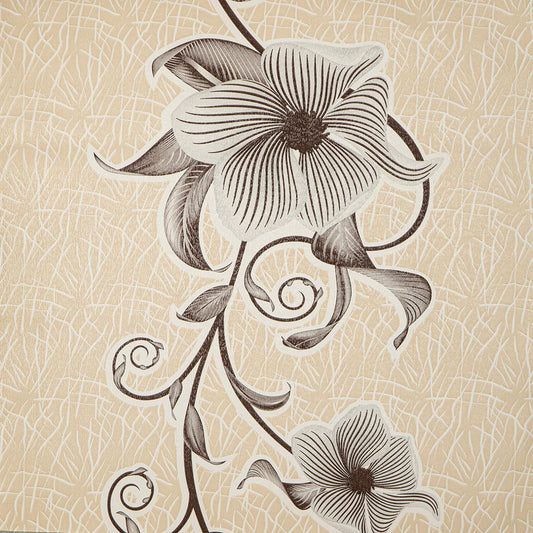 Тапет с бежов флорален дизайн Botanica | Decoratis