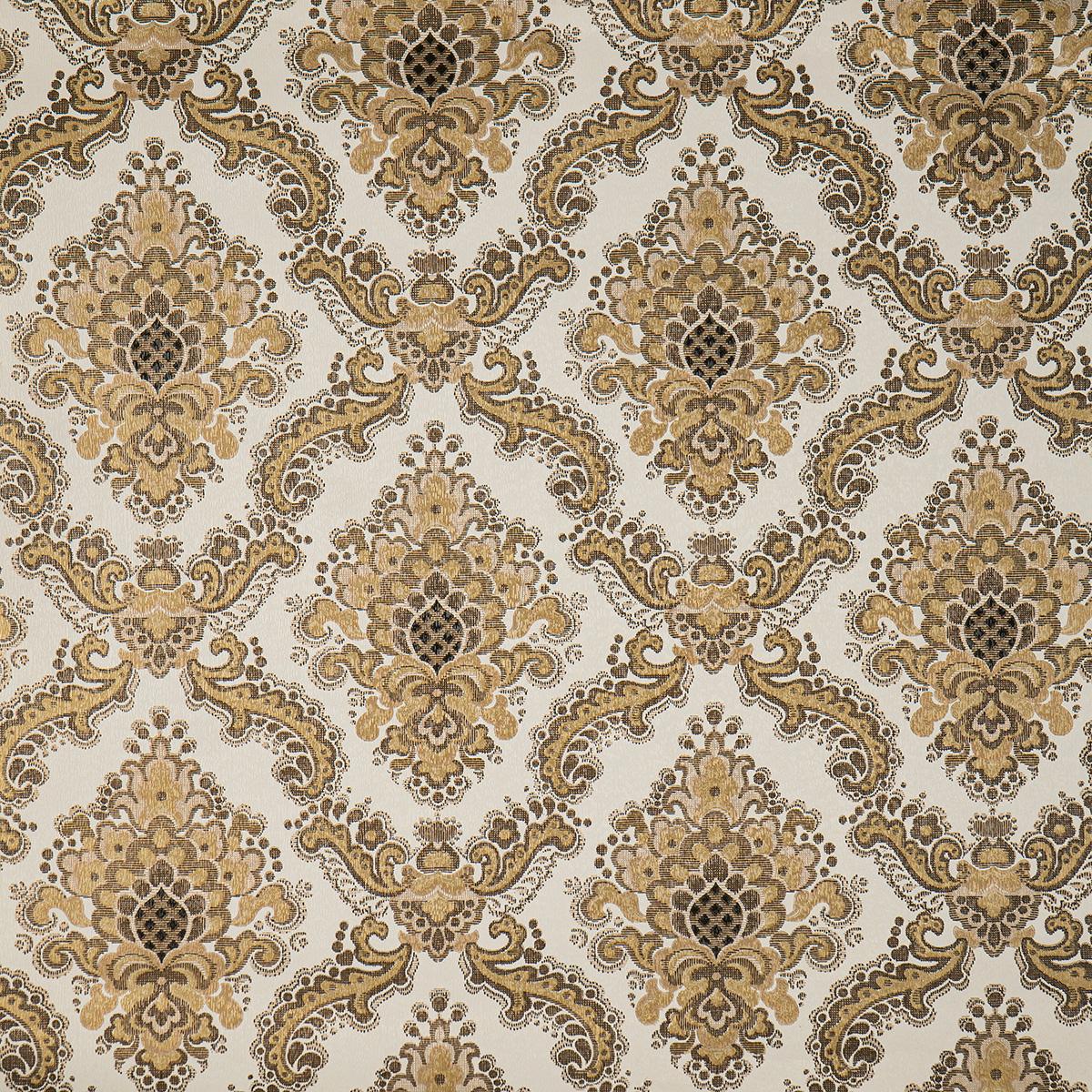 Тапет барокови орнаменти в златно и кафяво Retro Renaissance | Decoratis