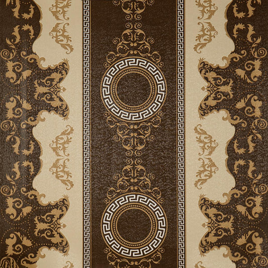 Тапет в златно и кафяво с барокови мотиви Vintage Heritage | Decoratis