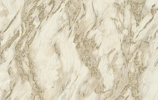 Тапет в бежово със златни акценти Antique Marble | Decoratis