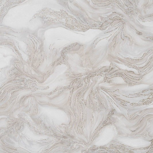 Тапет в бежово със златни акценти Opaline Veil | Decoratis