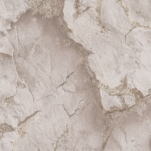 Тапет със бежов камък Storm Stone | Decoratis