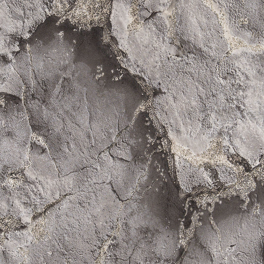 Тапет със тъмно сив камък Storm Stone | Decoratis