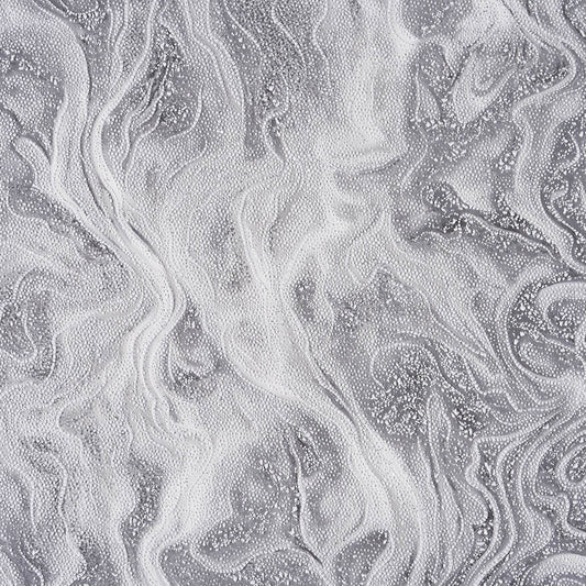 Тапет в сиво със сръбърни акценти Platinium Velvet | Decoratis