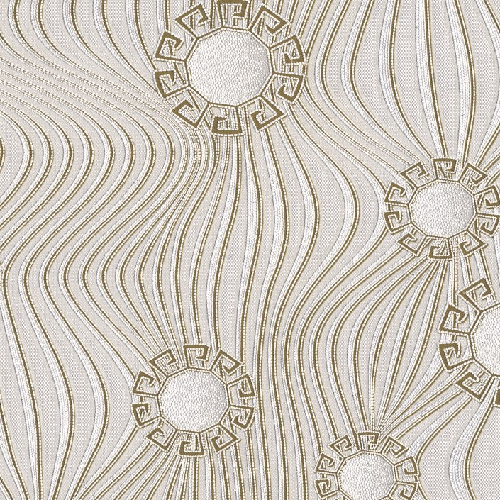 Тапет в бежово с акценти Linéa Regalia | Decoratis