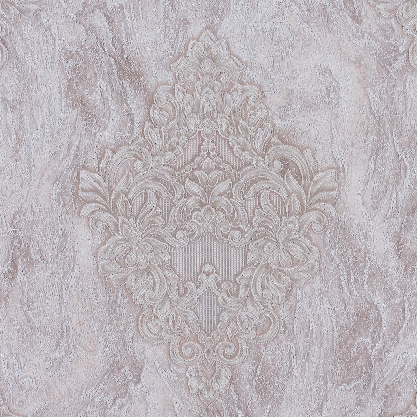 Тапет в сиво със златни акценти с бароков дизайн Baroque Royale | Decoratis