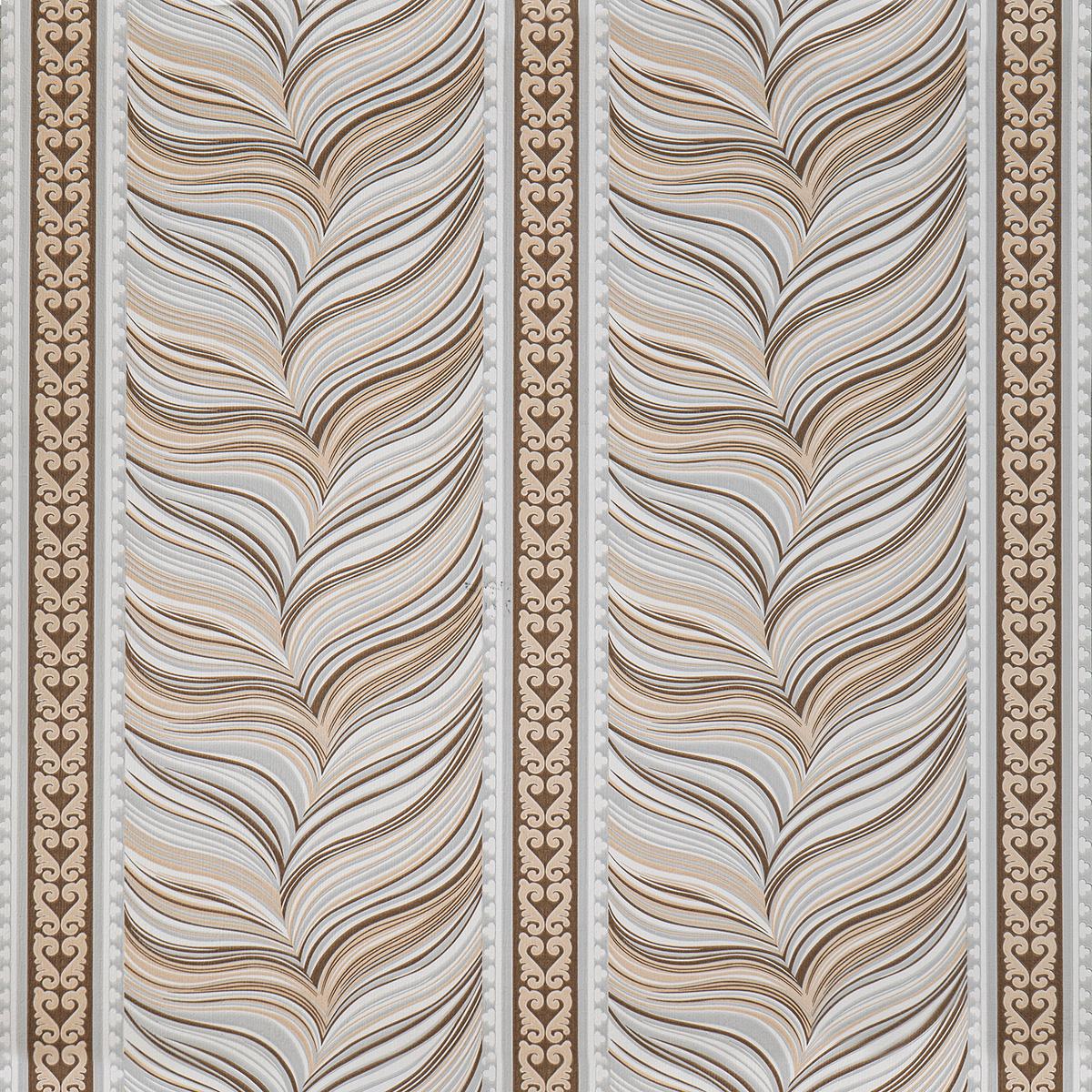 Тапет в бежово и синьо Velvet Feathers| Decoratis