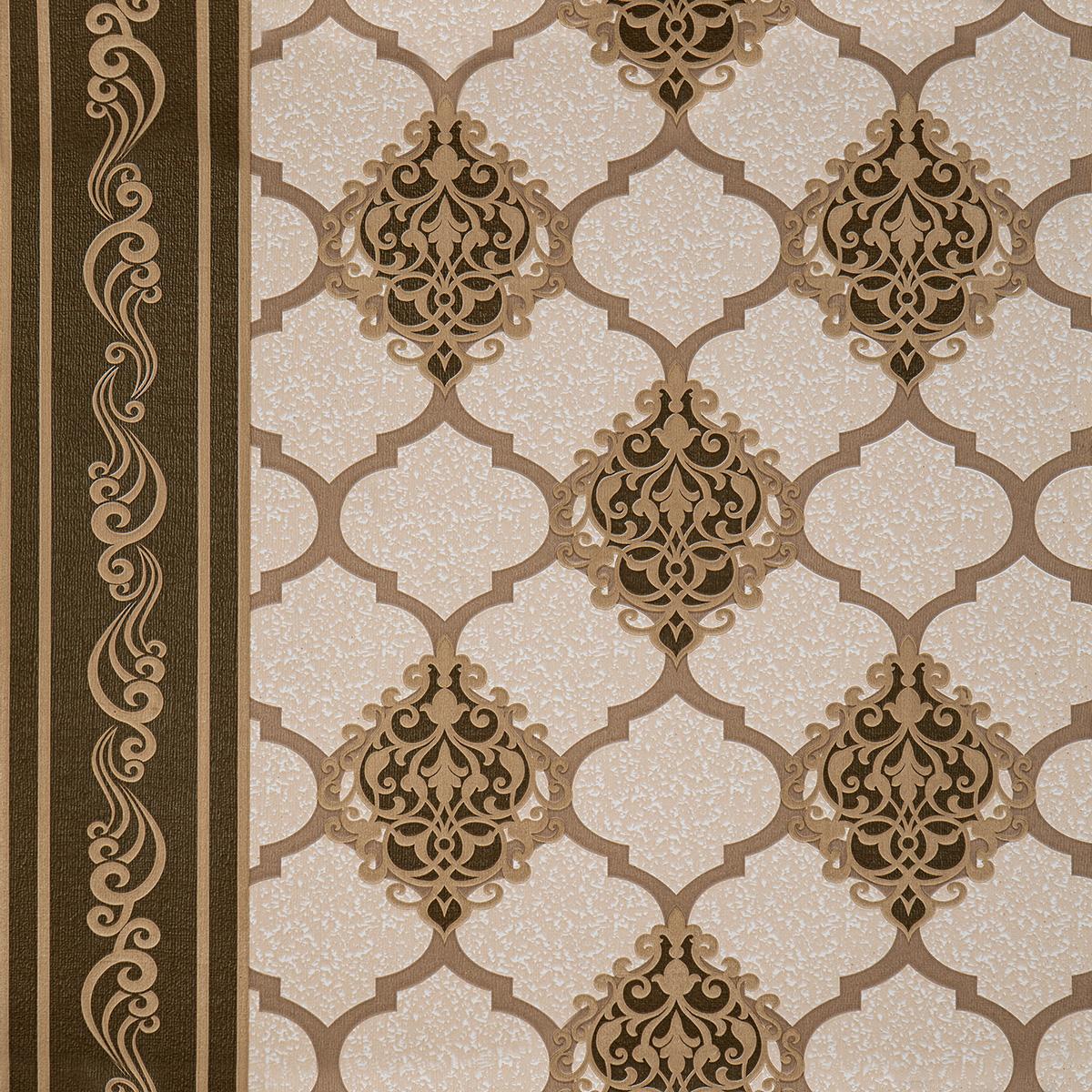 Тапет в бежово с барокови орнаменти Renaissance Aura | Decoratis