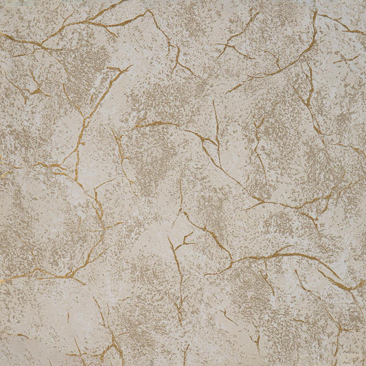 Тапет в бежово със златни линии Nebulosa | Decoratis