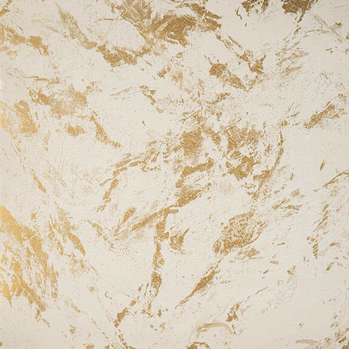 Златен тапет с мраморен ефект Marble Aurea | Decoratis