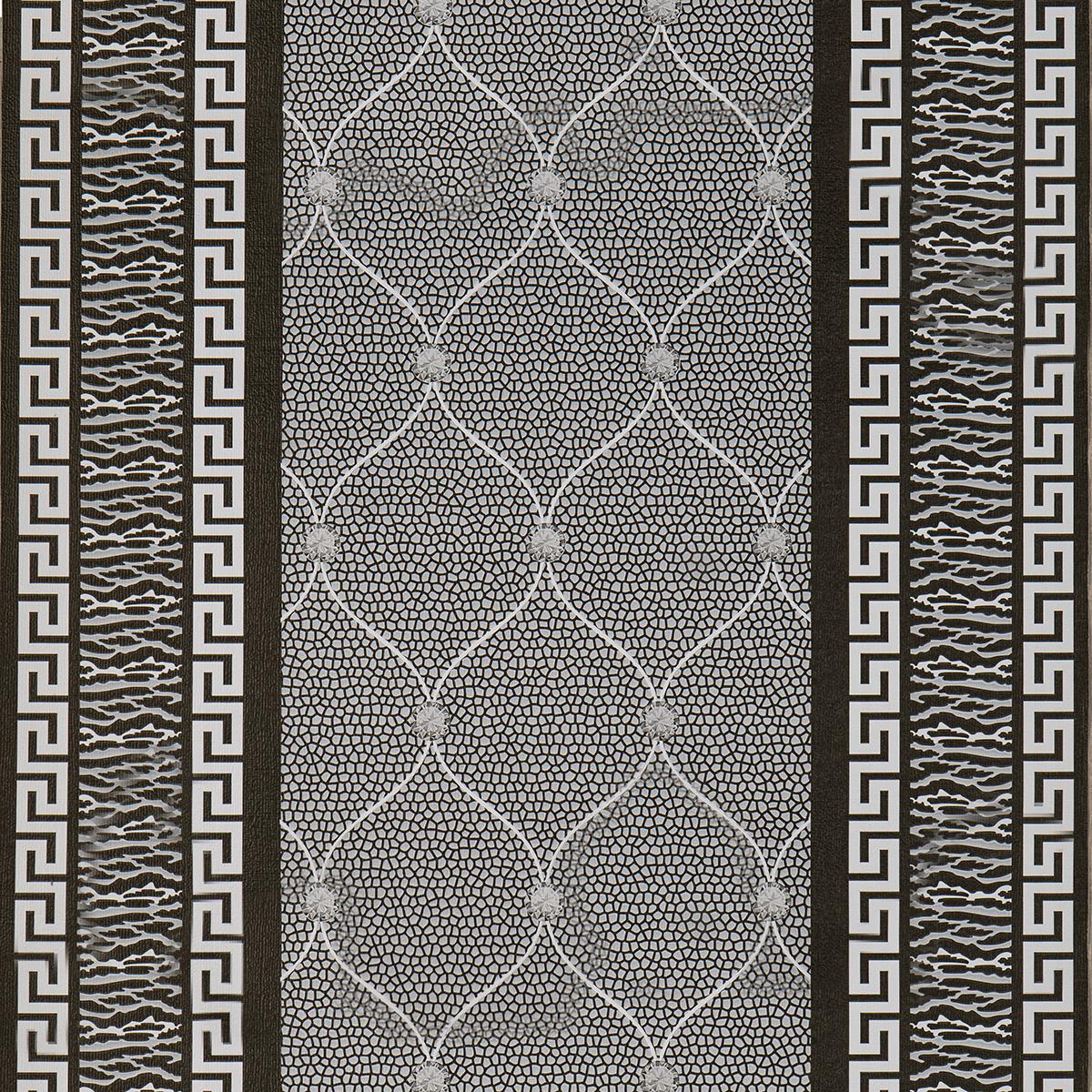 Тапет с ретро дизайн в черно-бяло | Classic Couture | Decoratis
