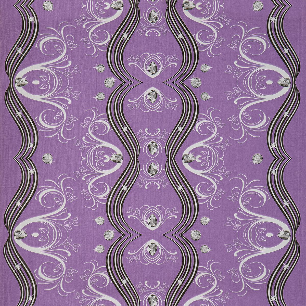 Тапет в лилаво Retro Revival | Decoratis