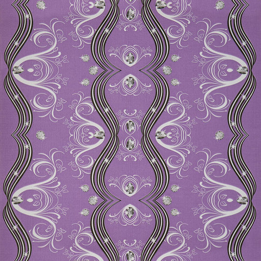 Тапет в лилаво винтидж Retro Revival | Decoratis