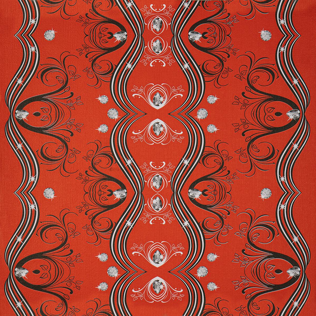 Тапет в червено Retro Revival | Decoratis
