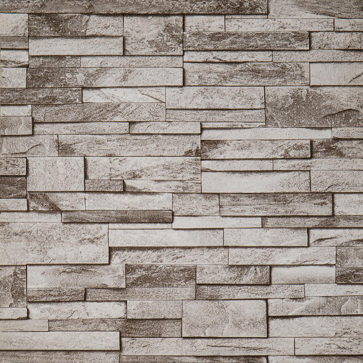 Тапет с бежов камък Linearis Stone | Decoratis