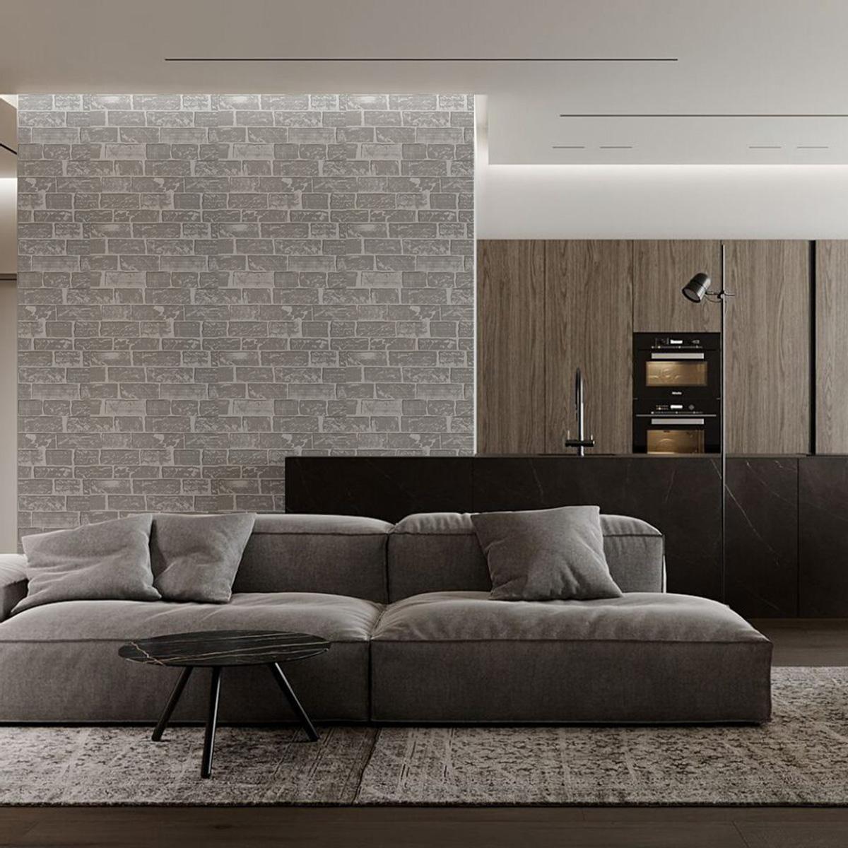 Тапет с каменна текстура Aetherium Stone | Decoratis