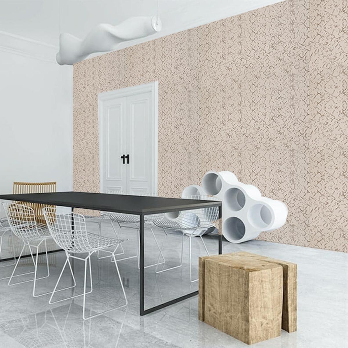 Тапет в бежово с текстура Infinitia | Decoratis